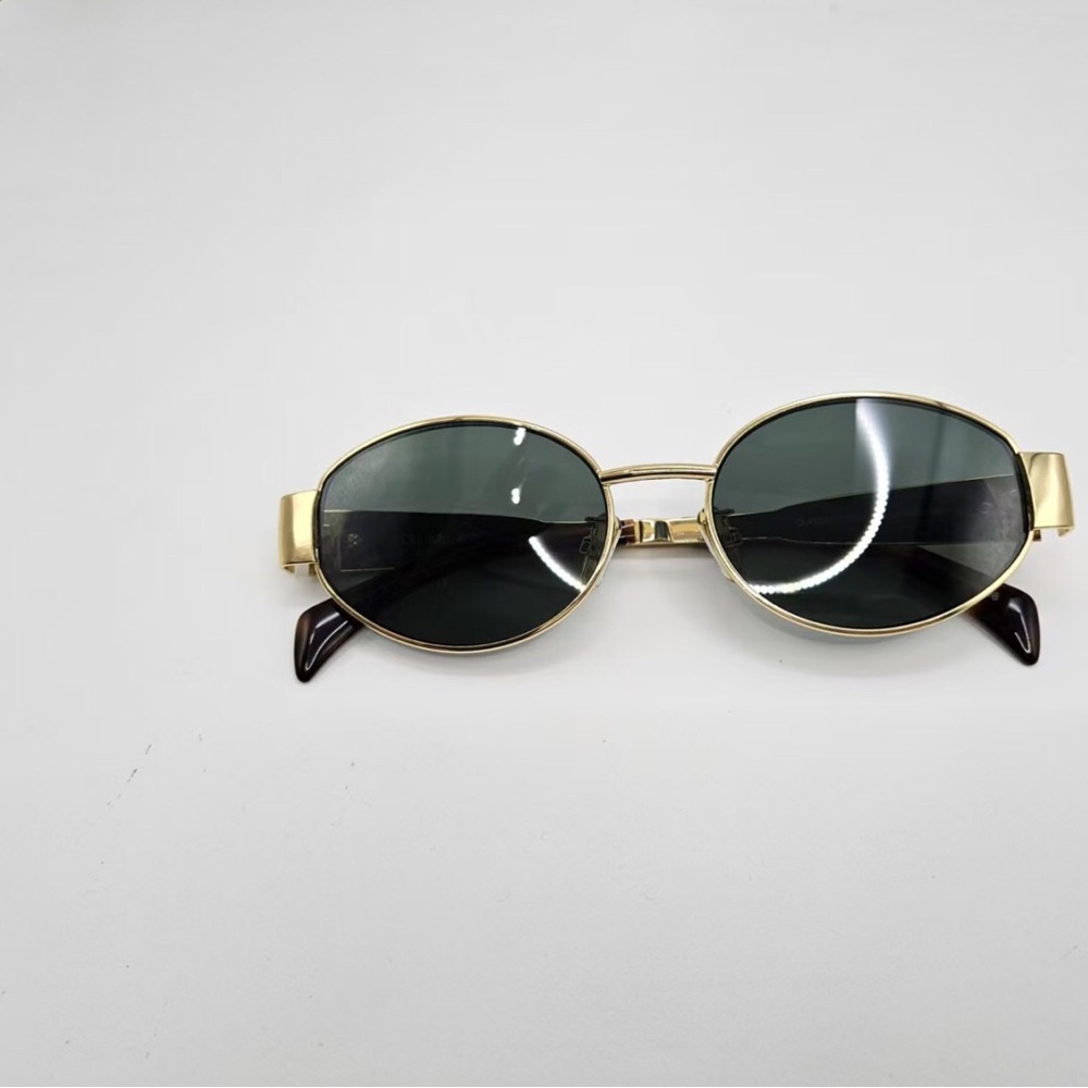 Celine black and gold contrast sunglasses high-end texture - Picture 5 of 7